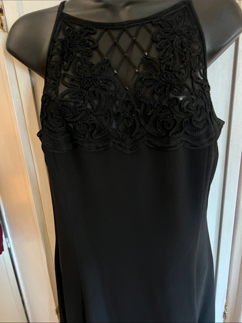 Vintage Scott McClintock Classic Black Women's Maxi Dress sz 12